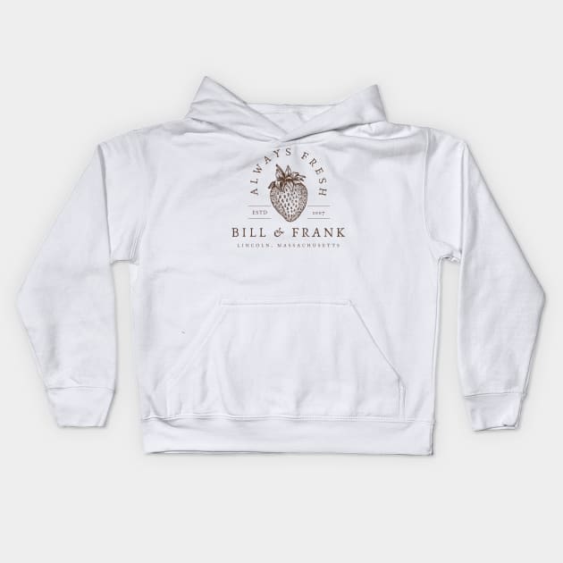 Bill & Frank's Strawberry from The Last of Us Kids Hoodie by Live Together